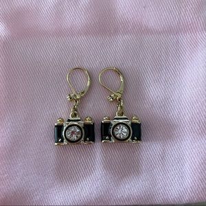 Betsey Johnson Camera Earrings